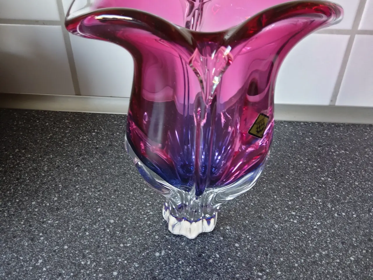 Billede 4 - Hospodka glaskunst vase.