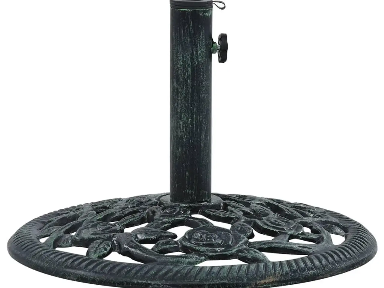 Billede 1 - Parasolfod 9 kg 40 cm støbejern grøn