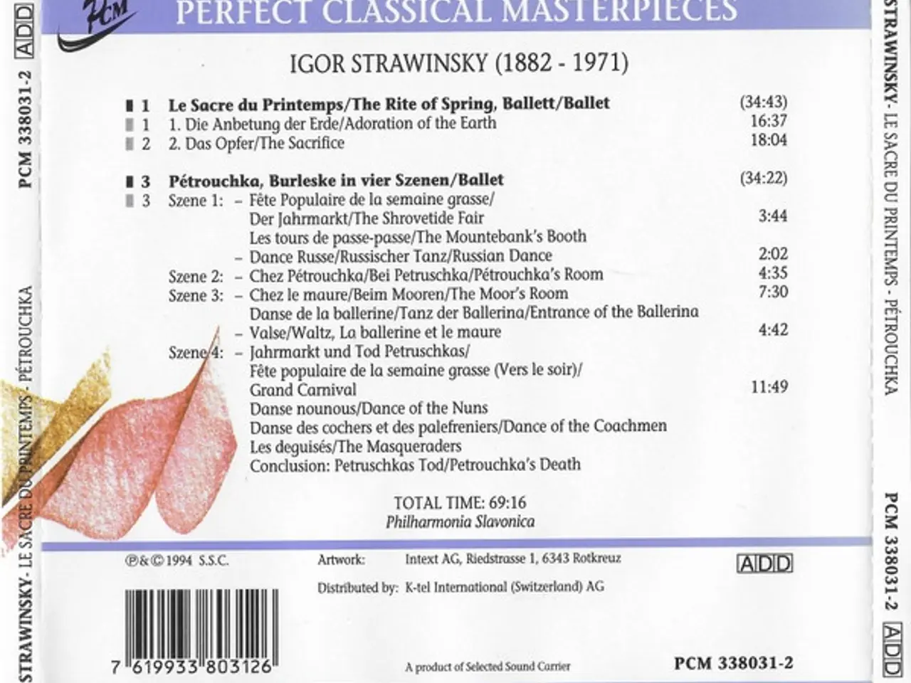 Billede 2 - Igor Strawinsky*… – Le Sacre Du… – CD