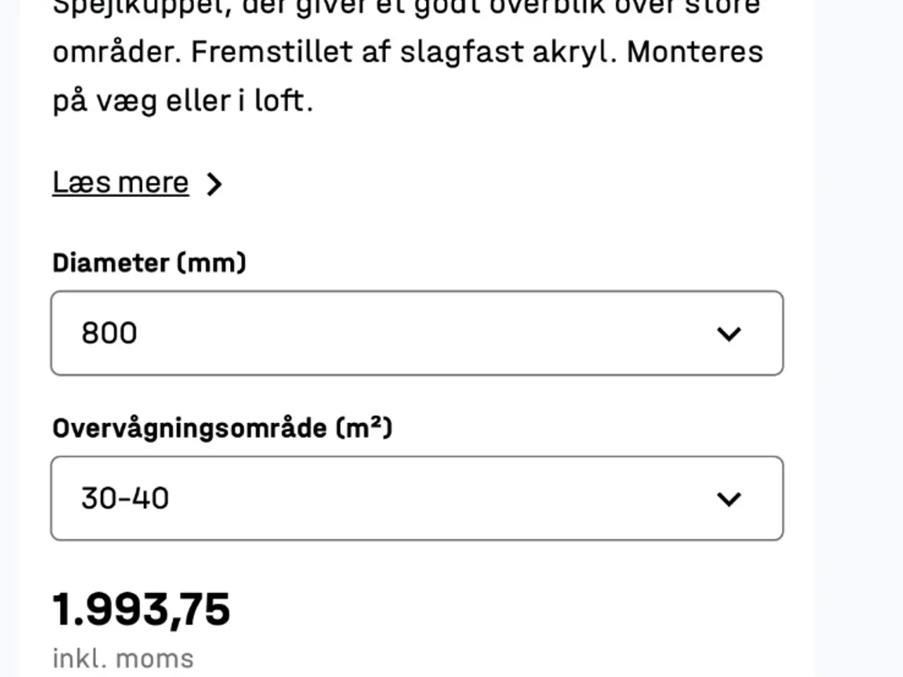 Billede 3 - Spejlkuppel