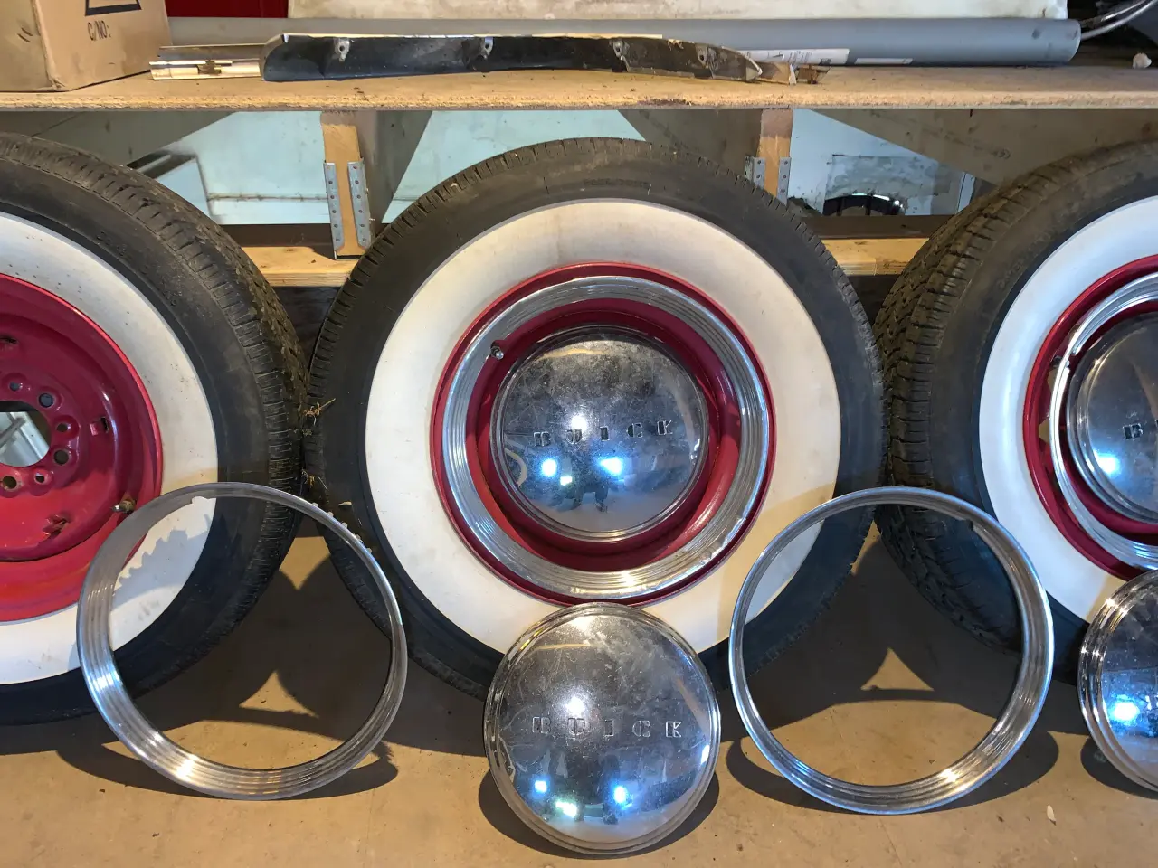 Billede 4 - 1957 Buick nye fælge og dæk 