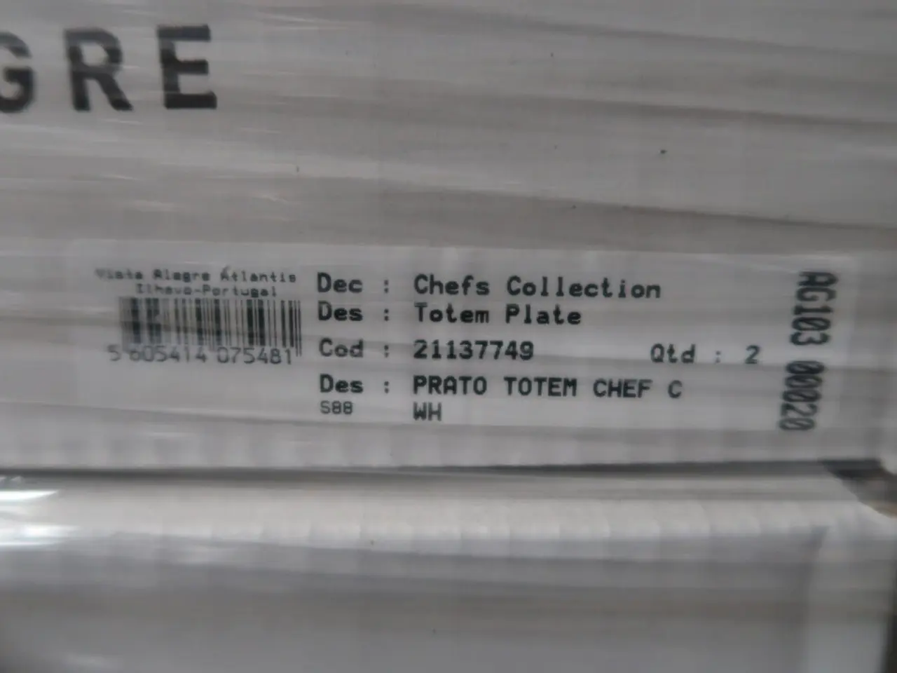 Billede 3 - 6 stk. tallerken VISTA ALEGRE Chefs Collection Totem Plate