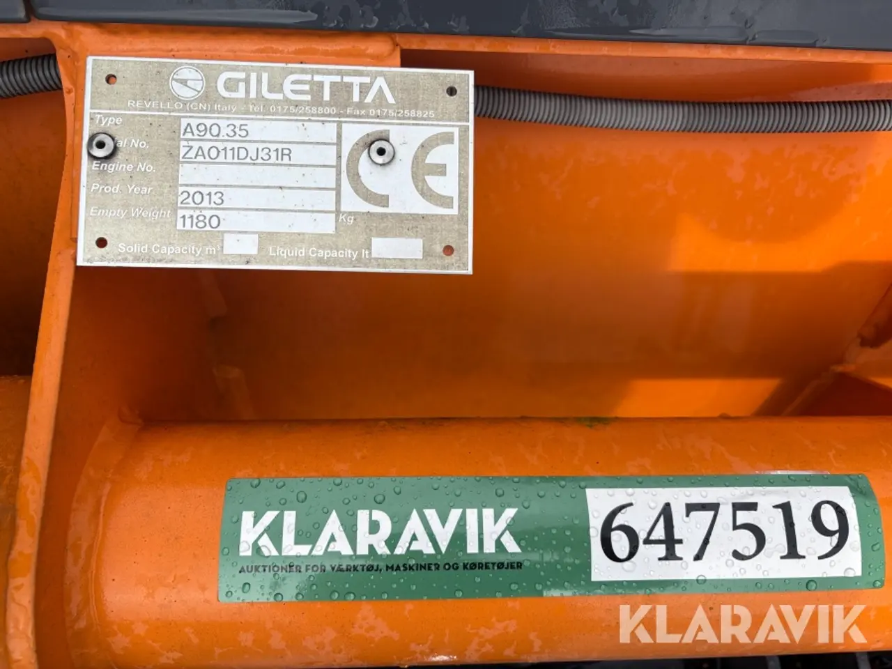 Billede 2 - Sneplov Giletta A90.35