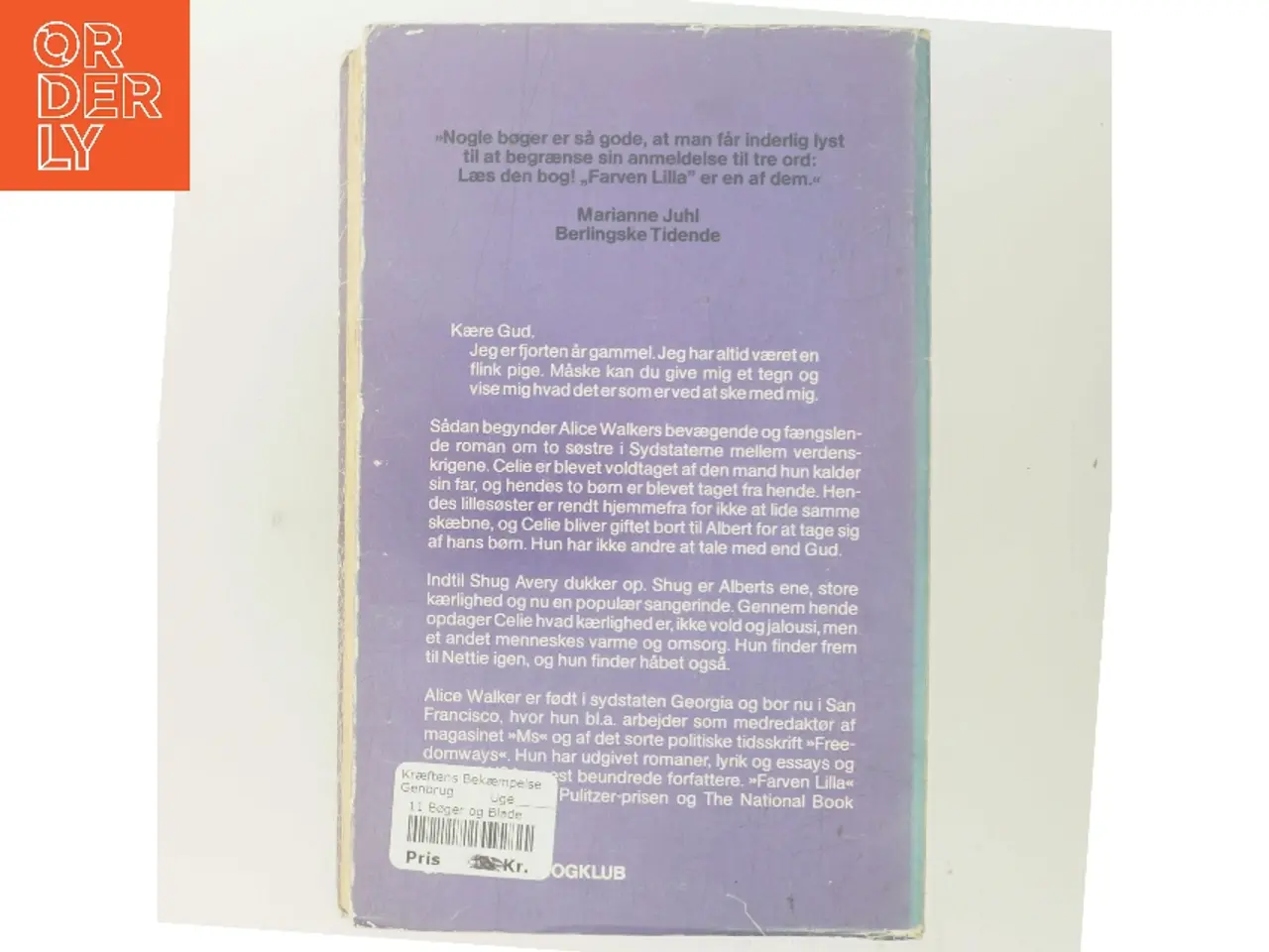 Billede 3 - Farven Lilla af Alice Walker (Bog)