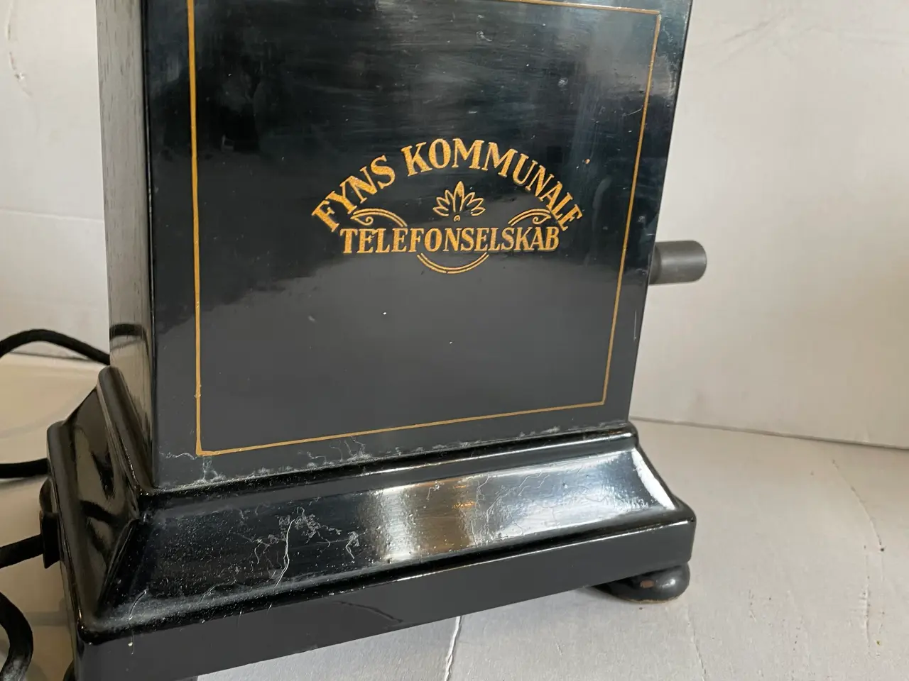 Billede 3 - Gl. flot telefon m. håndsving fra Fyn