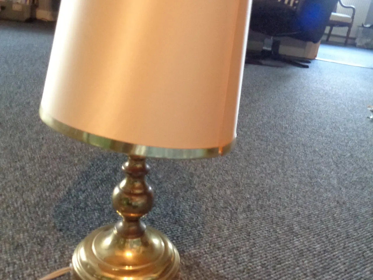 Billede 1 - Messing lampe