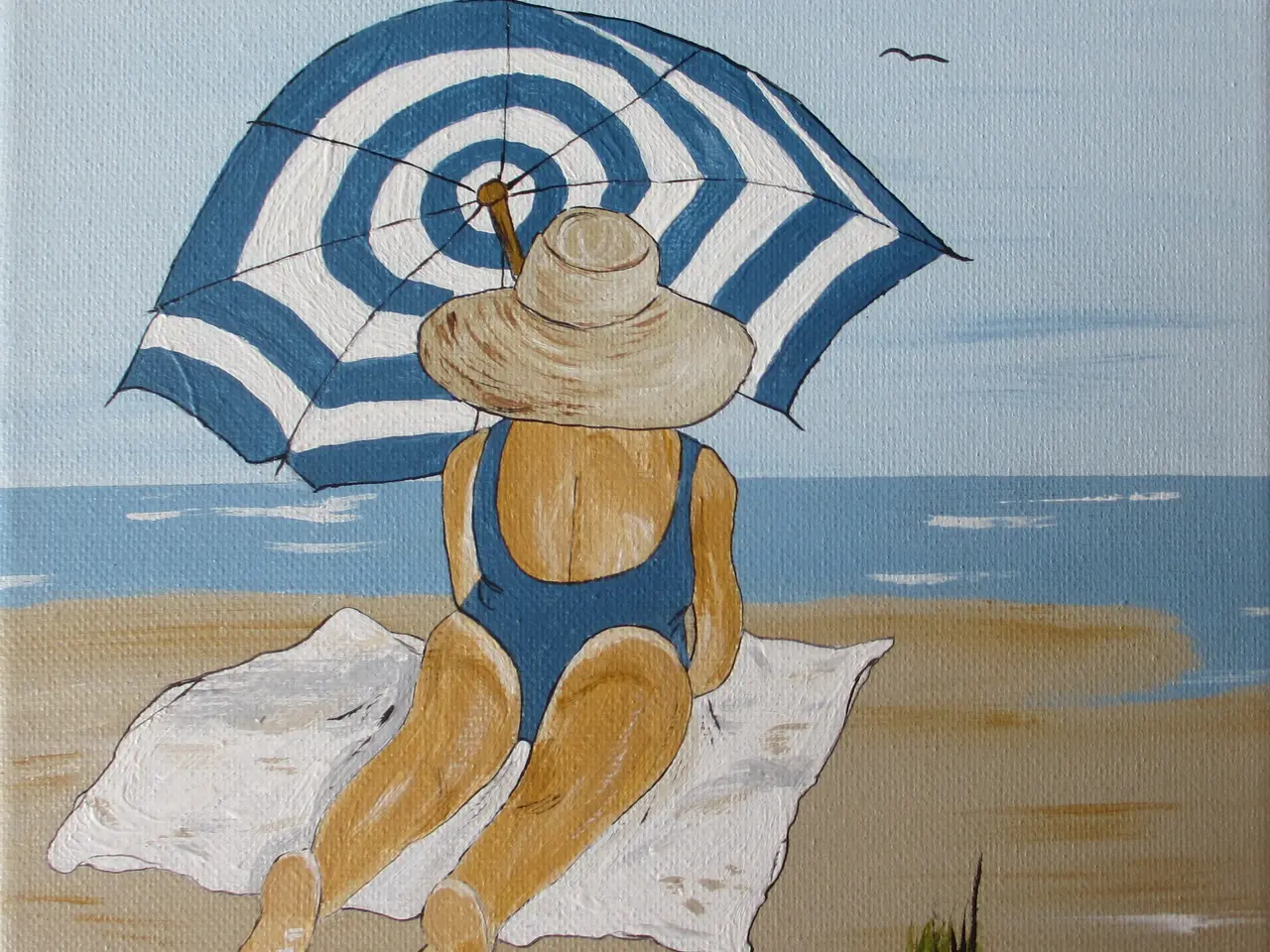 Billede 1 - ACRYL-MALERI nr. G 98