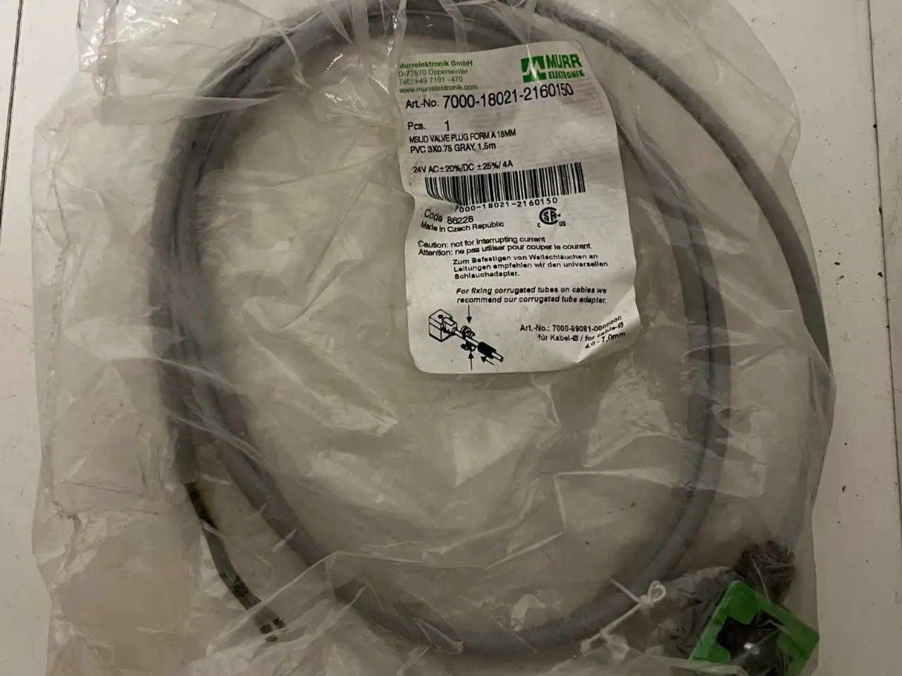 Billede 2 - Murr Elektronik 7000-18021-2160150 MSUD ventil A