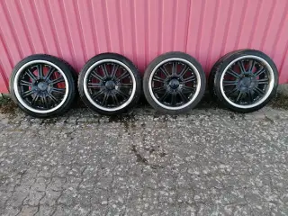 18" Alufælge 5x110 Ø70 Universale