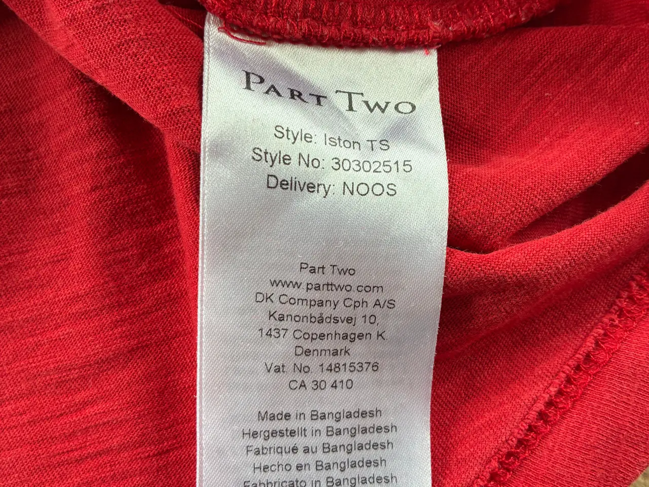 Billede 4 - Part Two T-shirt str.S