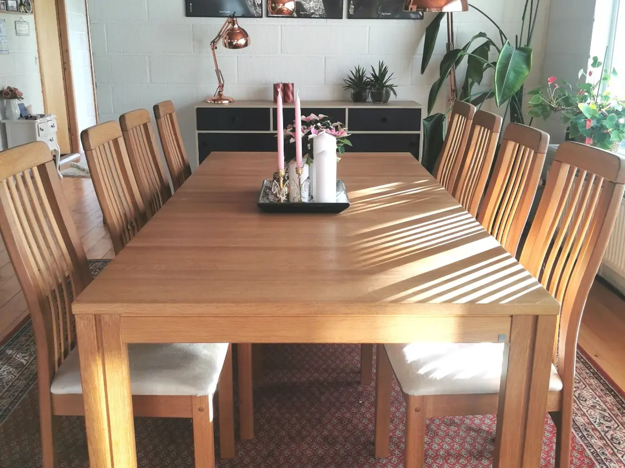 Billede 8 - Skovby og Findahl Spisestue plus div lamper 