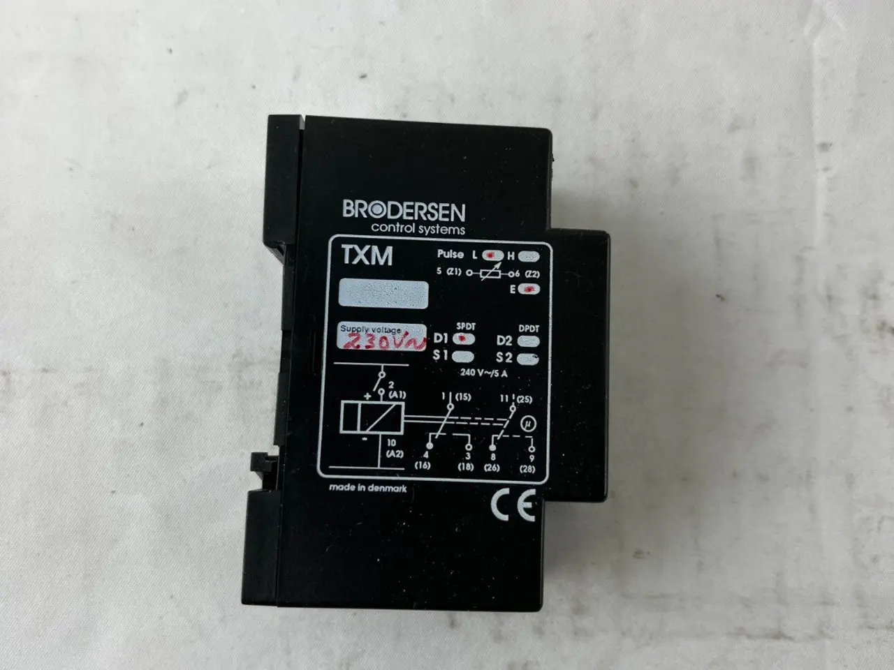 Billede 7 - Brodersen UNIC TXM Timer relæ 230V AC DIN