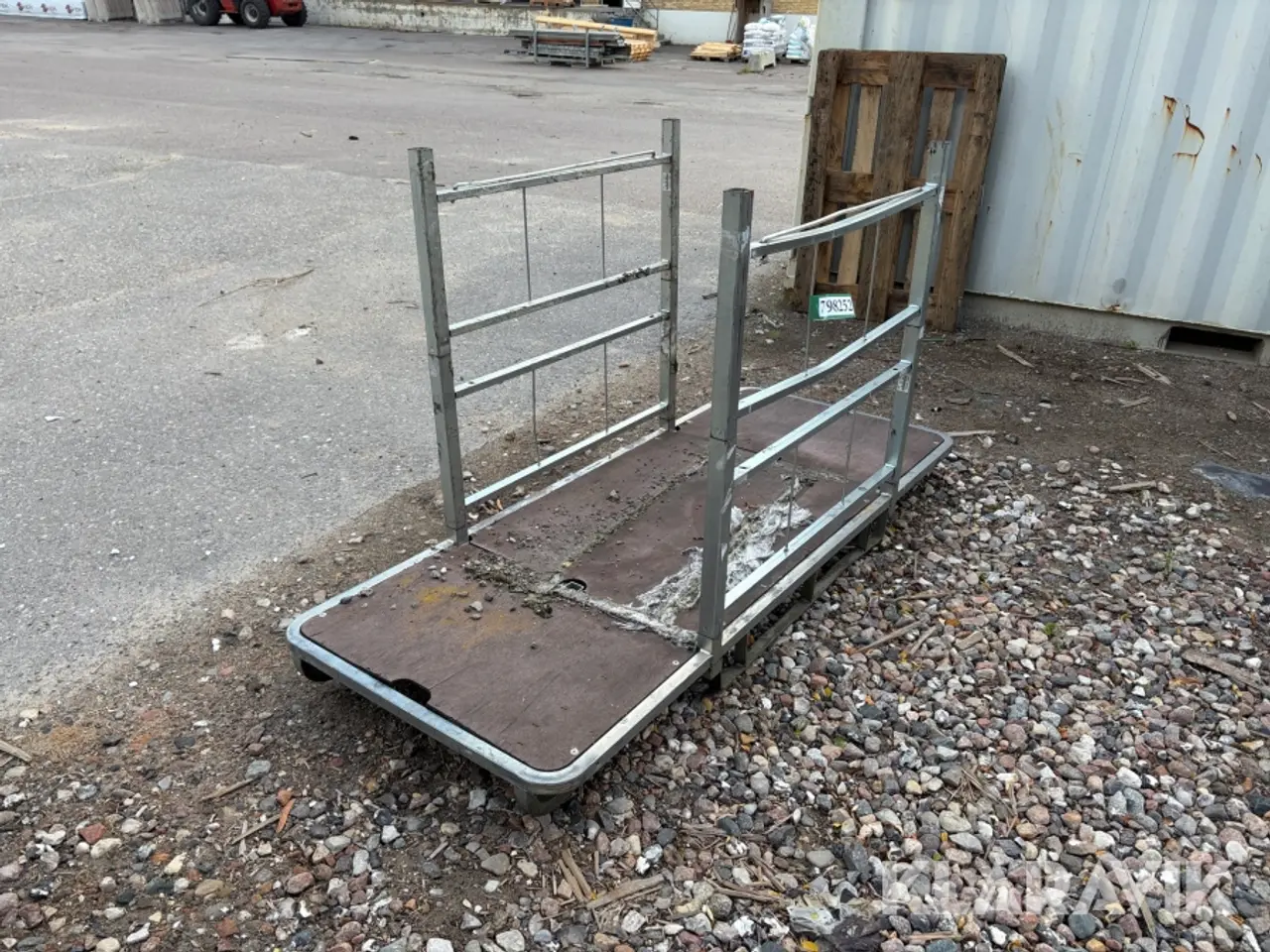 Billede 2 - Materialehåndteringsenhed med 4 aftagelige sidegitre