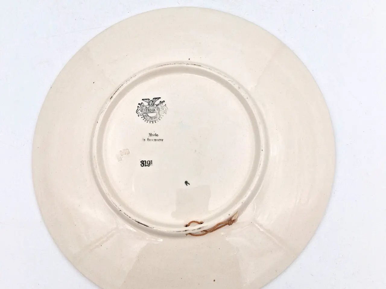 Billede 6 - Antik Villeroy & Boch vægplatte – heste ved åen
