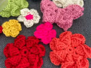 Blomster af garn