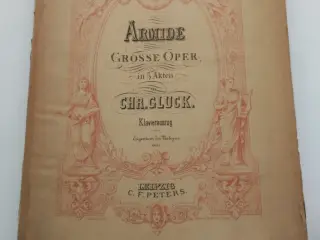 Noder: Gluck: Armide, Klaverpartituret