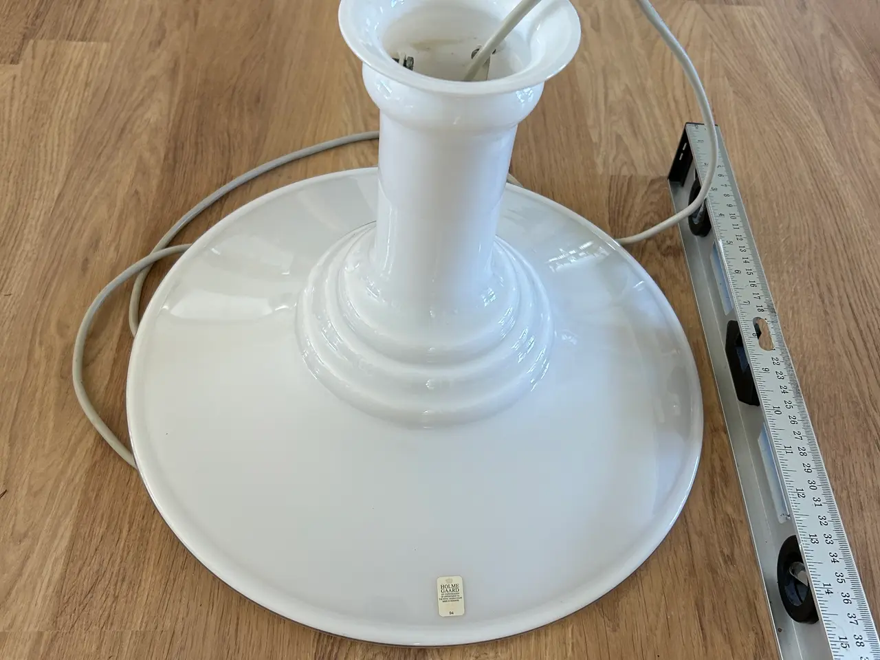 Billede 1 - Hvid holmegård loftslampe