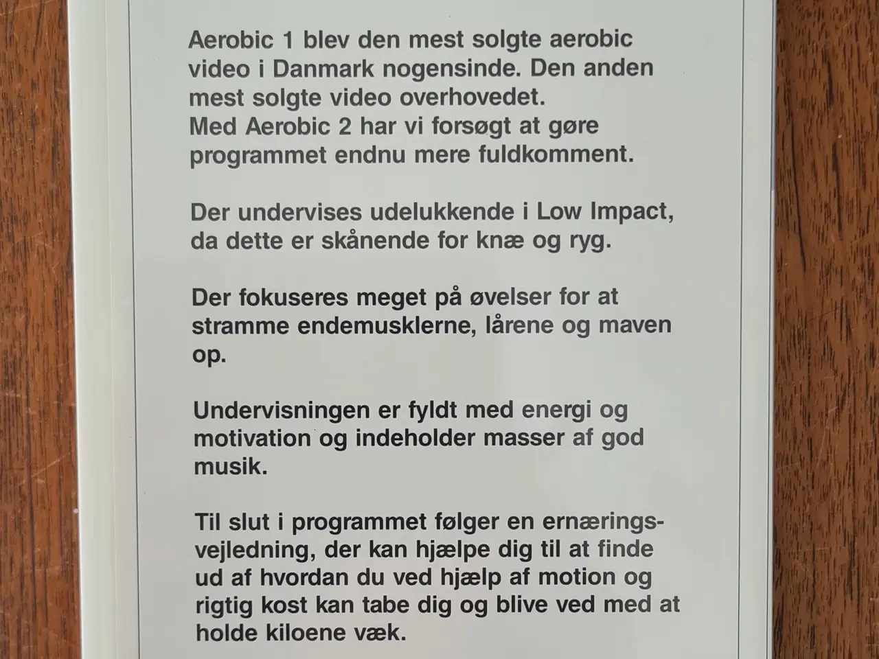 Billede 3 - Charlotte Bircow Aerobic 2 træningsvideo VHS