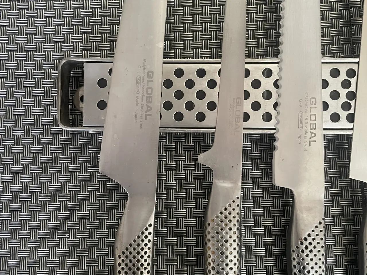 Billede 3 - 6 global knive med ophæng