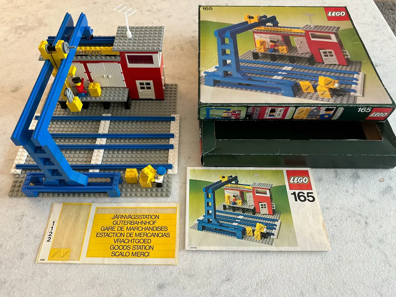 Billede 1 - LEGO Godsbanegård nr 165 fra 1978