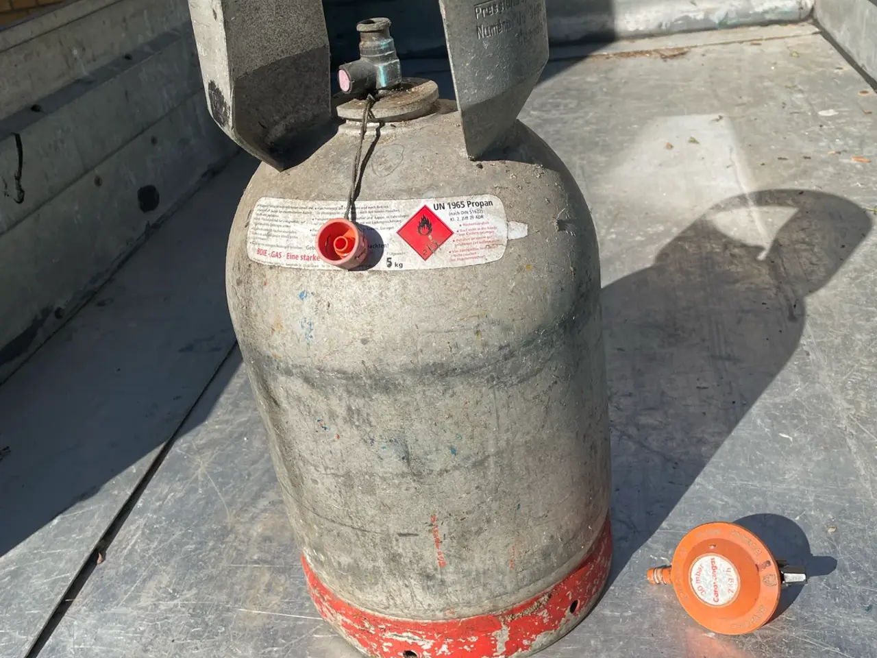 Billede 1 - Alu. Gasflaske