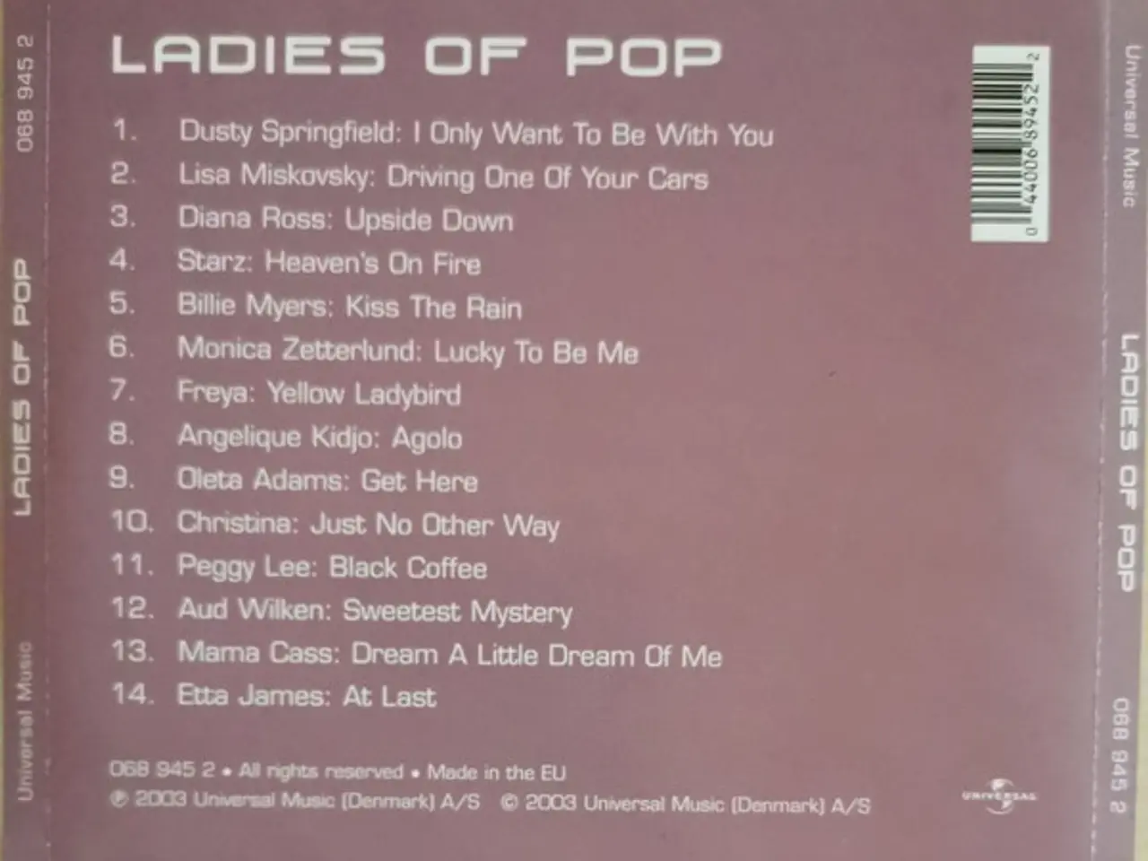 Billede 3 - Diverse kunstnere – Ladies Of Pop – CD