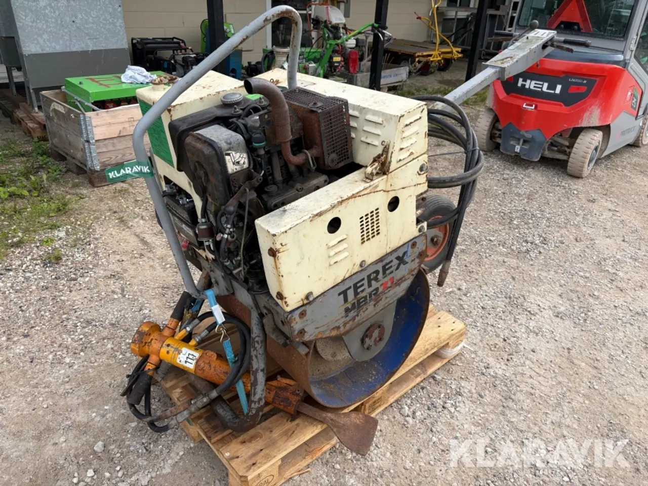 Billede 1 - Pladevibrator/Hydraulik station Benford MBR71HE