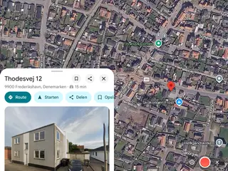 Erhvervs bygning med 4 lyse toværelses lejlighede.