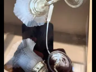 2 Smukke Antikke Lamper, 100 år gl.