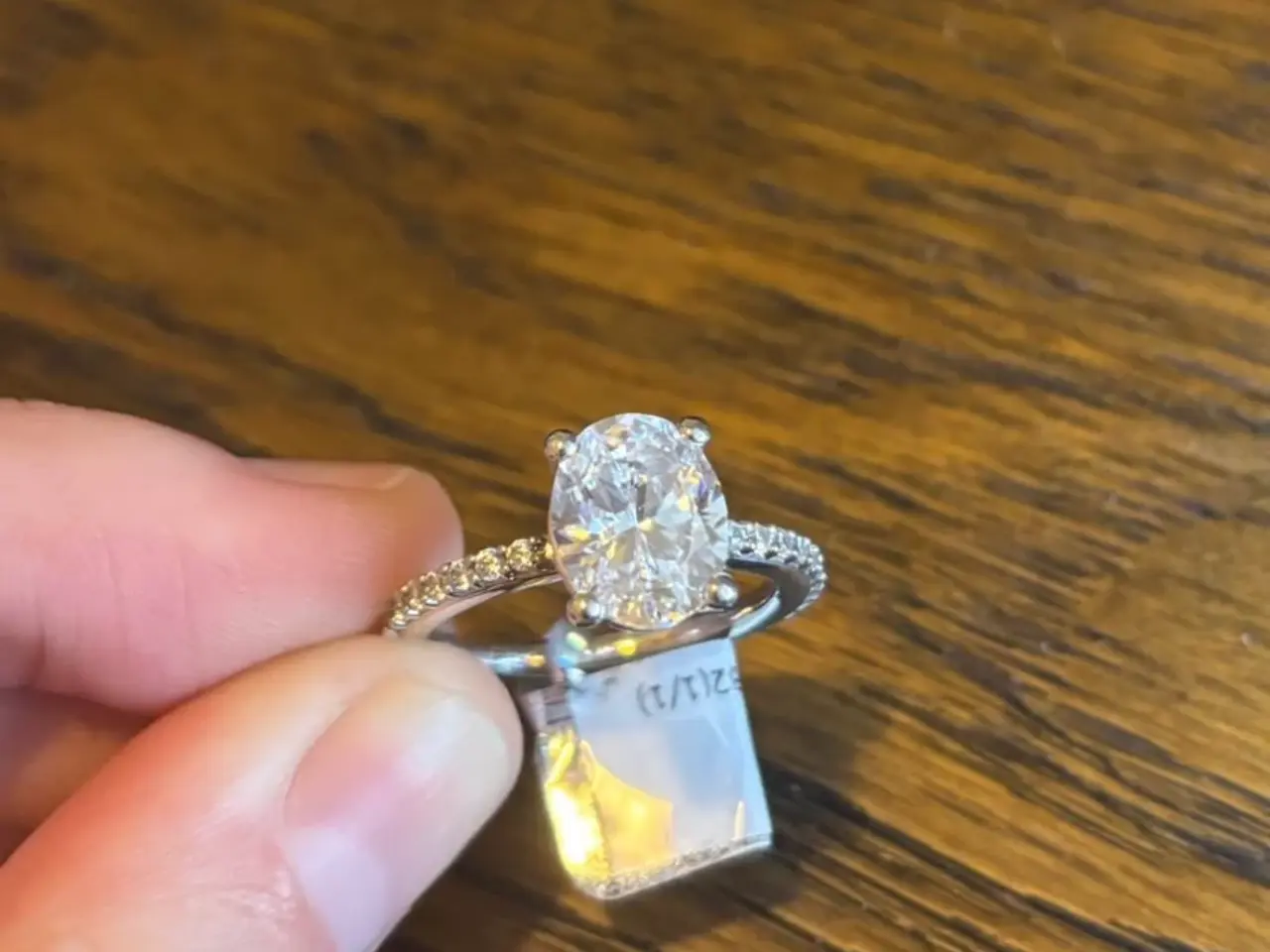 Billede 3 - Forlovelsesring sølv 