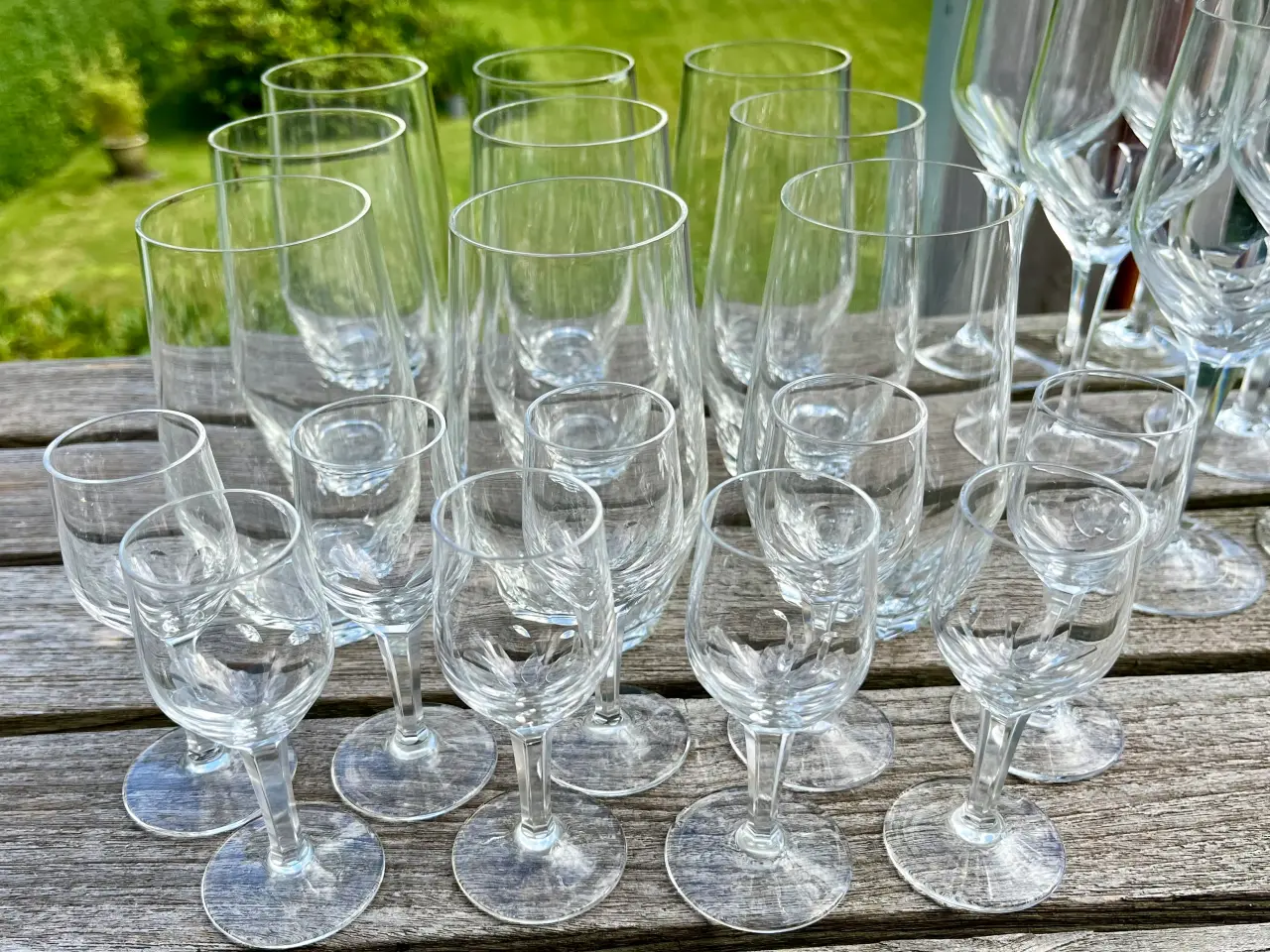 Billede 1 - AZALEA krystalglas - øl - snaps - vin - hedvin