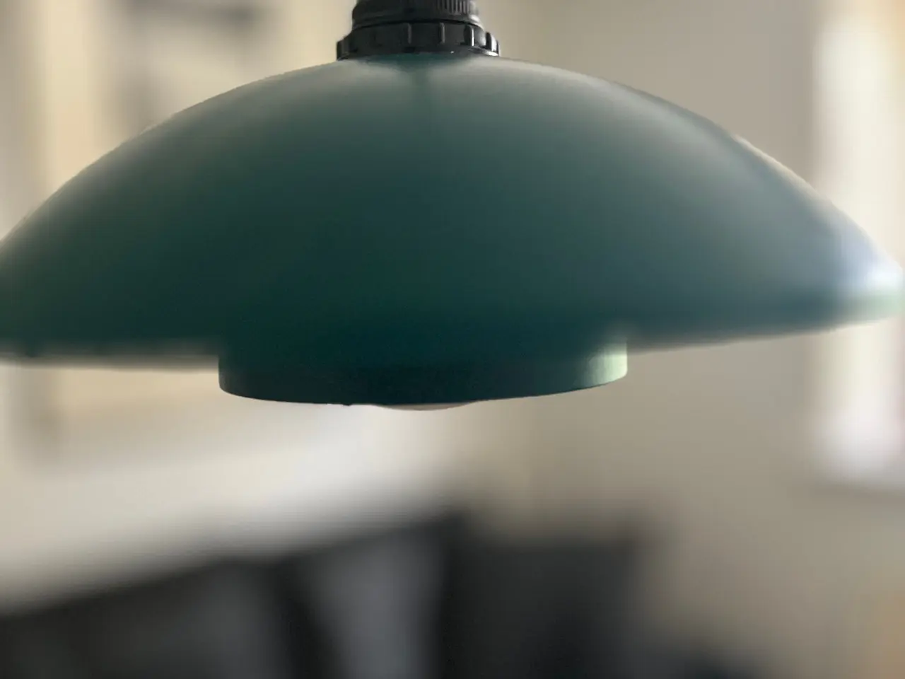 Billede 1 - Horn Pendel model 9219 – Flaskegrøn dansk designkl
