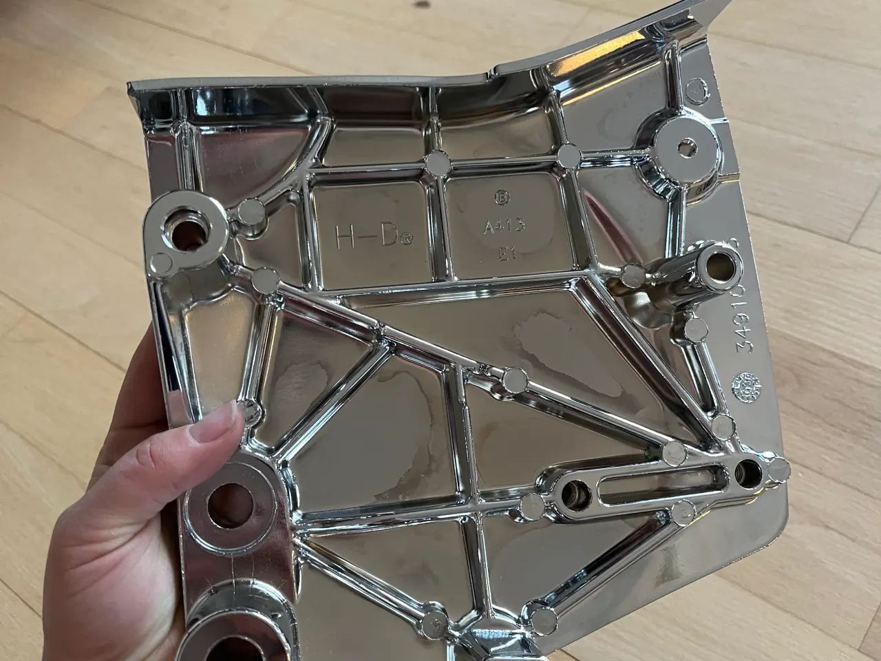 Billede 3 - Sprocket cover krom Sportster