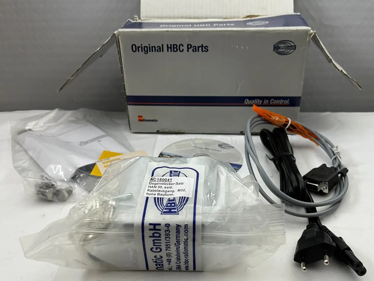Billede 1 - HBC Radiomatic AC150041 Gegenstecker-Satz HAN 50