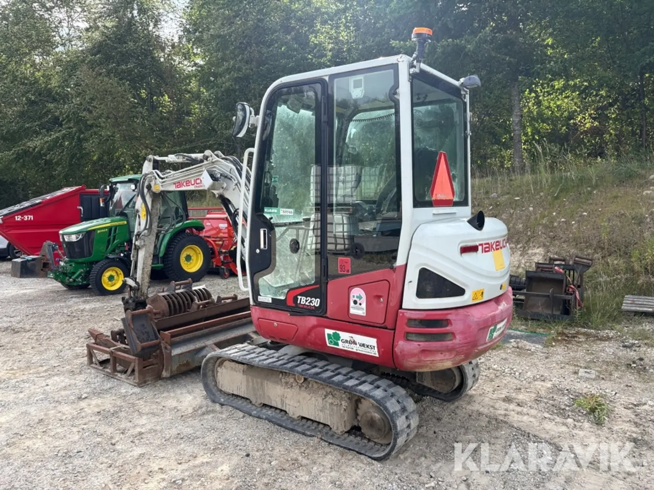 Billede 3 - Gravemaskine Takeuchi TB230 med 5 skovle