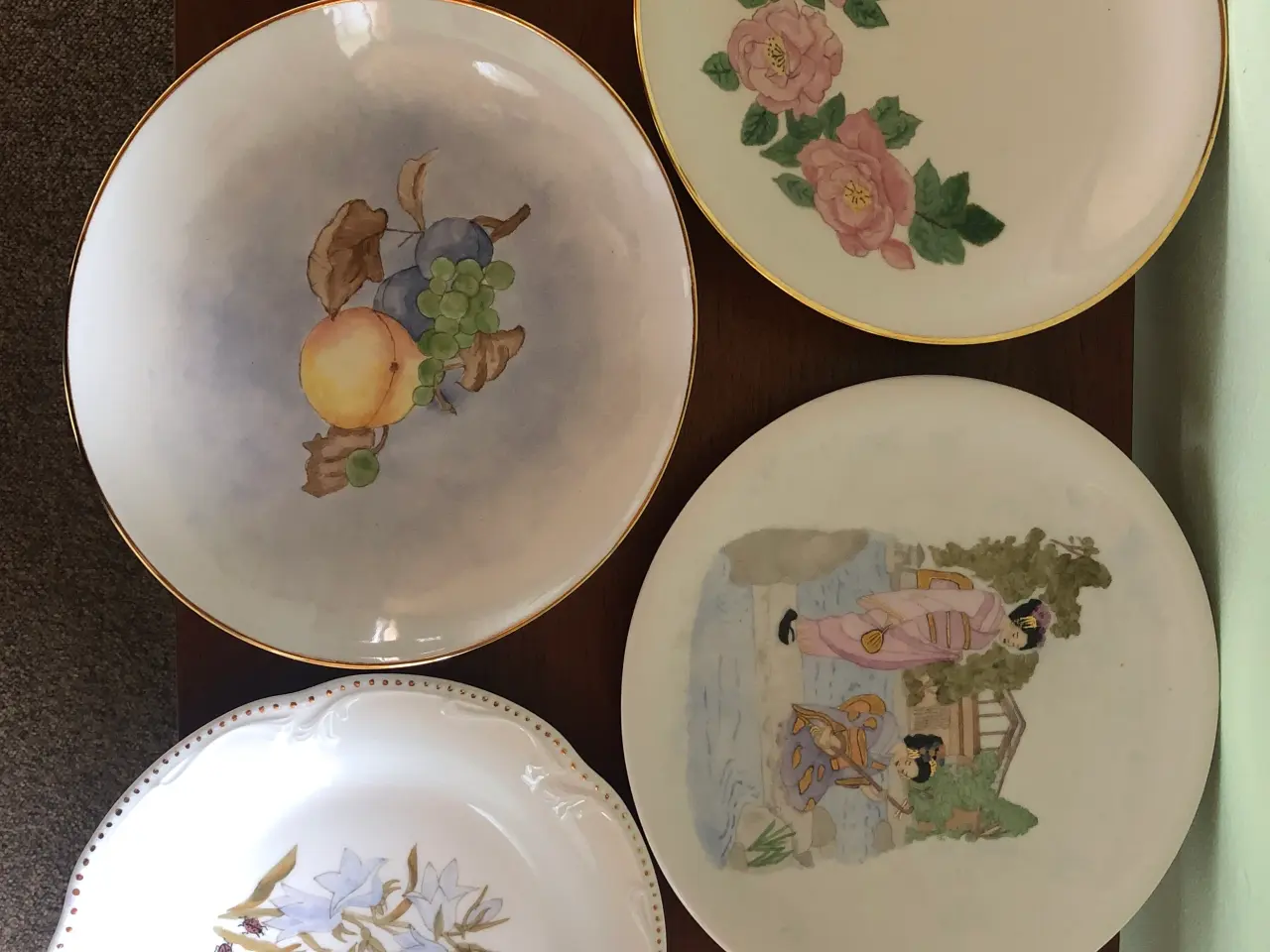 Billede 4 - Porcelæn håndmalet. 