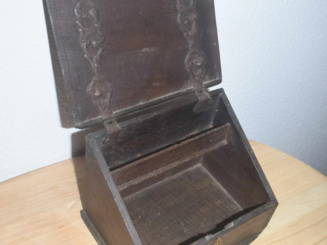 Billede 1 - Antikt skriveskrin / rejseskrin. Ca. anno 1790.