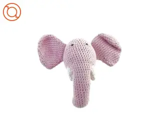 Elefant bamse, hæklet (str. 12 x 8 cm)