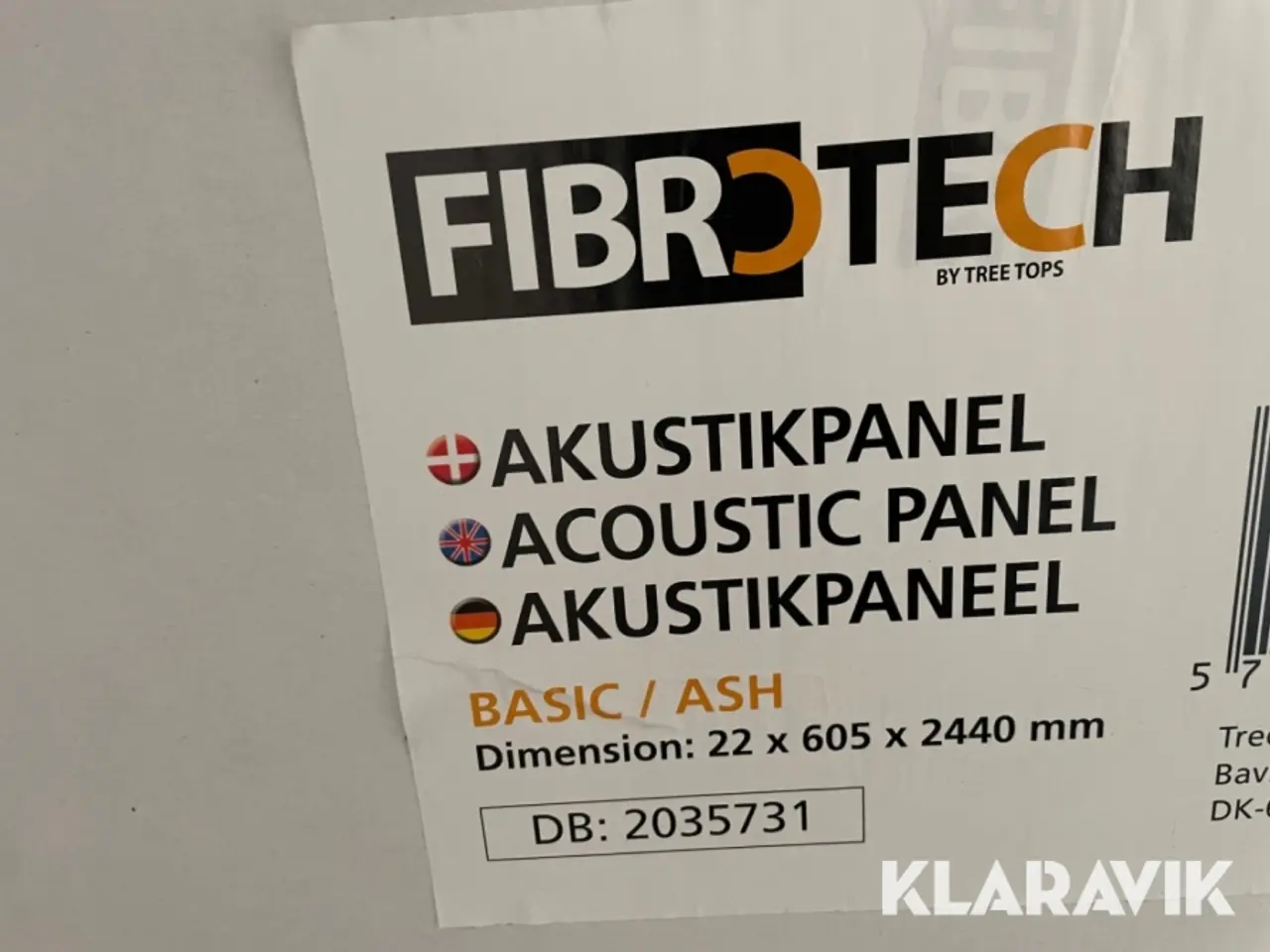 Billede 3 - Akustikpaneler Fibrotech Ask 40 styk