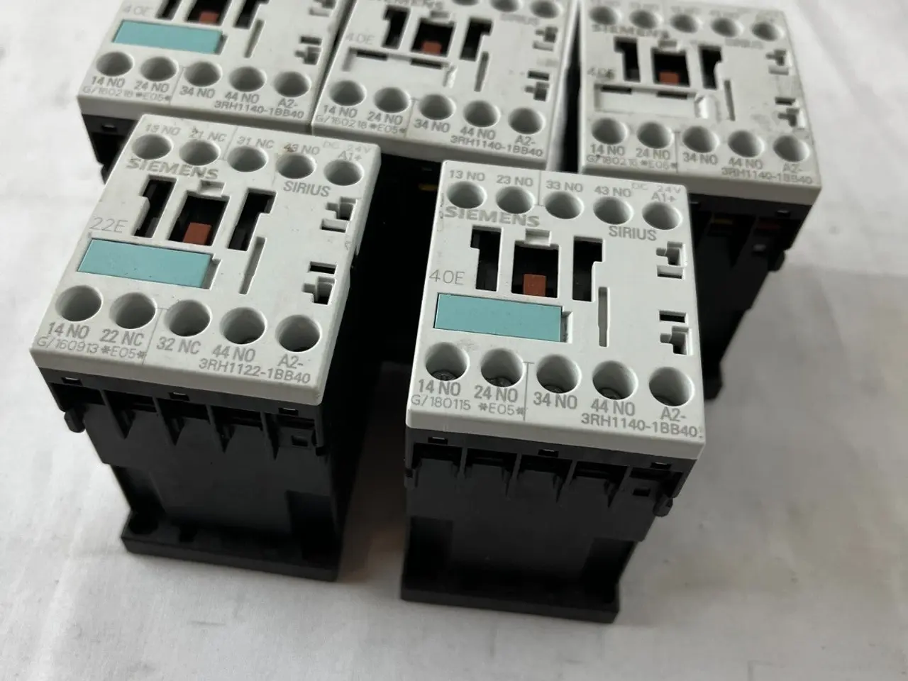 Billede 9 - Siemens 3RH1140-1BB40 kontaktor relæ 24V DC 4NO