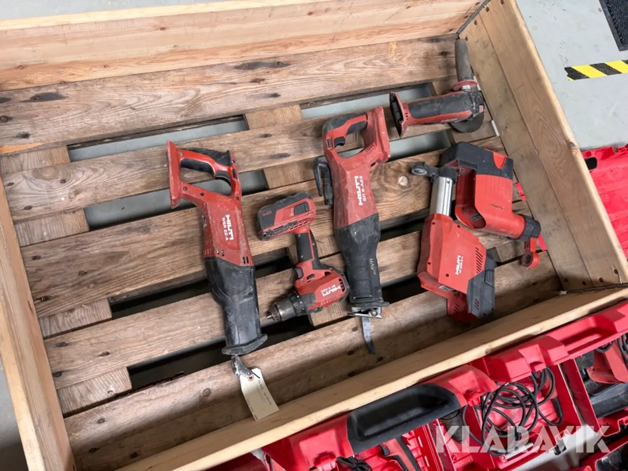 Billede 5 - Lot - Assorteret håndværktøj Hilti - 1 palle