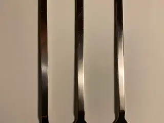 Teskeer med langt håndtag 3 stk rustfrit stål 18/8