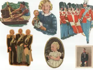 Glansbilleder af de kongelige