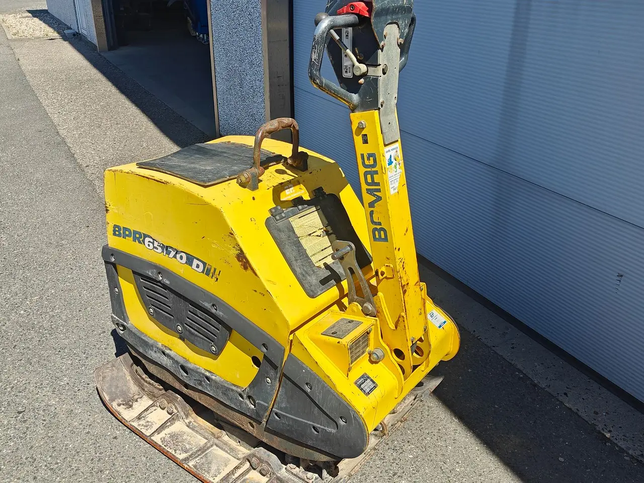 Billede 2 - Bomag BPR 65/70D Solid 500kg Diesel stamper