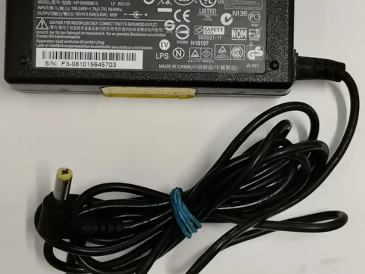 Billede 2 - Hipro oplader til hp computer - model HP-OK065B13