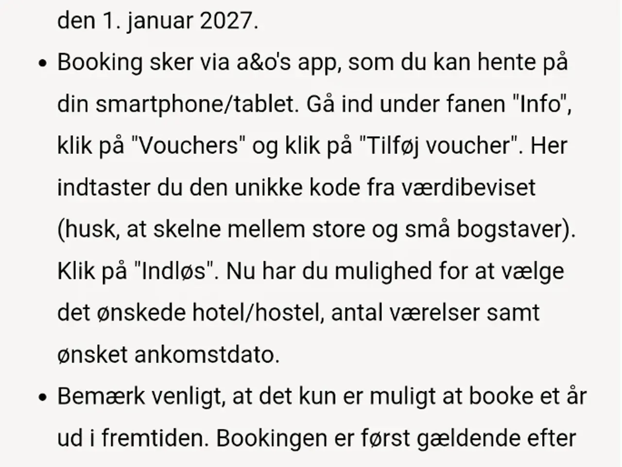 Billede 1 - Ophold