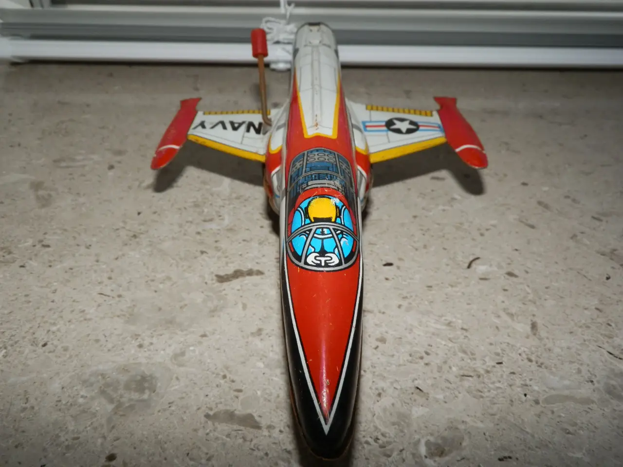 Billede 4 - Gl. selvkørende NAVY jetjager i blik