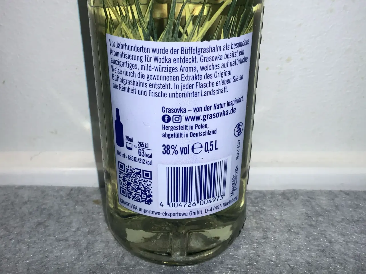Billede 4 - Grasovka Bison Grass Vodka, 38%, 0,5 L..