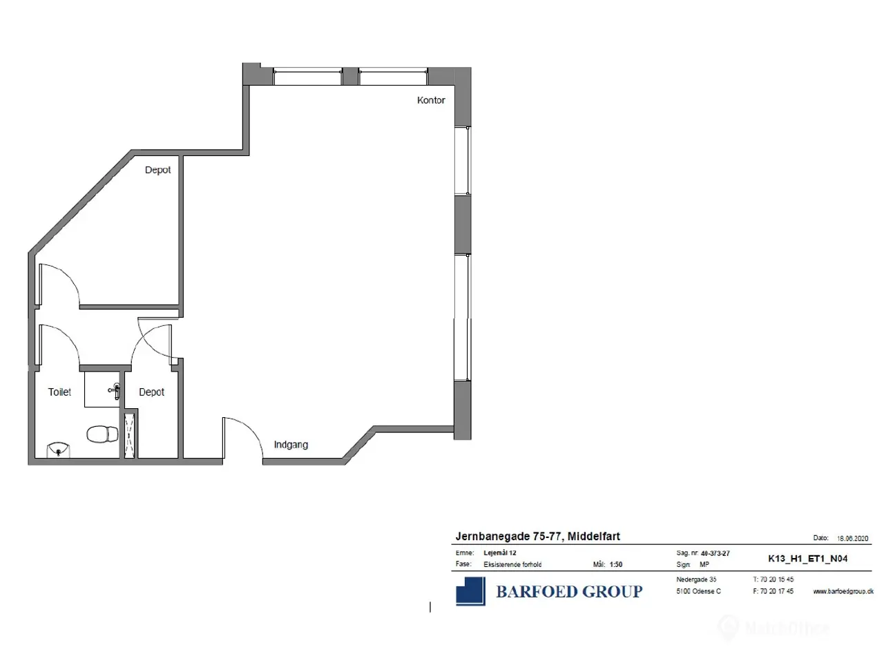 Billede 13 - 84 kvm. kontor/klinik i Middelfart Midpunkt