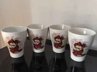 4 stk Etly Klarborg krus 